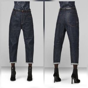 G-Star Raw - C-Staq 3D Boyfriend Cropped Jean - Dark Blue- Women's SZ 29